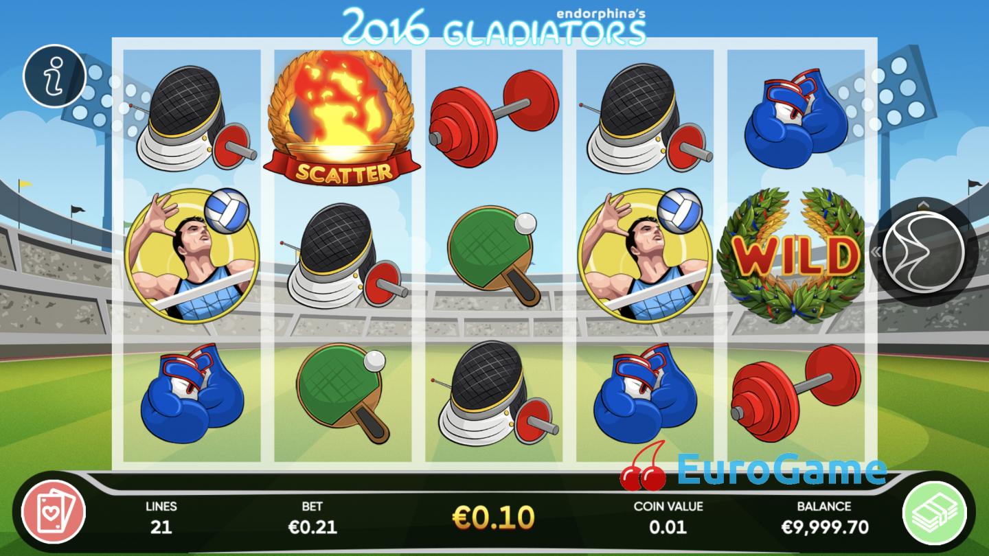 бесплатный игровой автомат 2016 Gladiators
