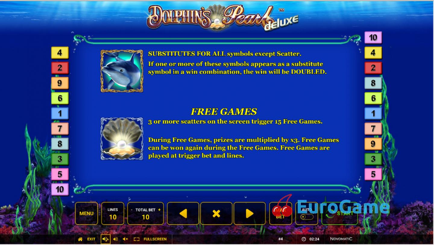 бесплатный игровой автомат Dolphin's Pearl Deluxe