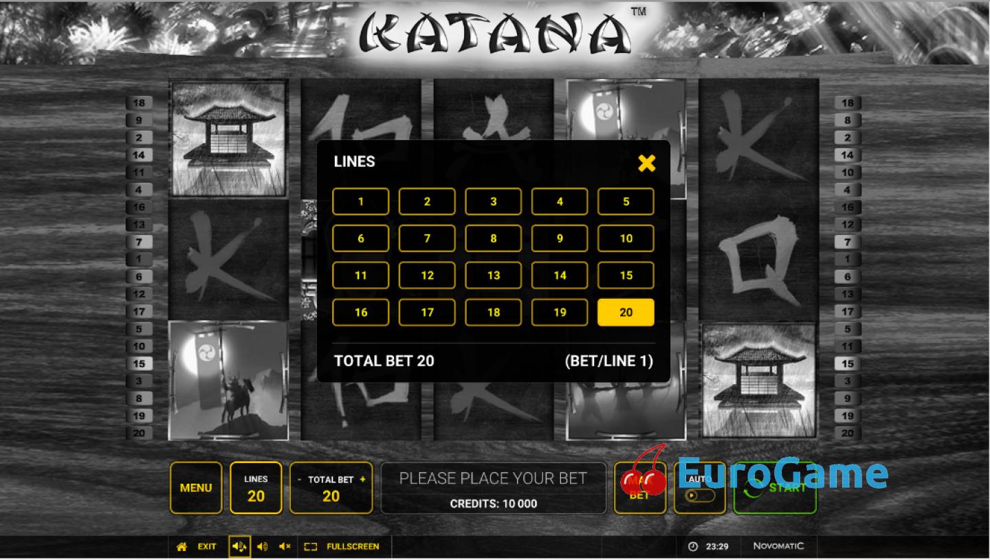бесплатный игровой автомат Katana