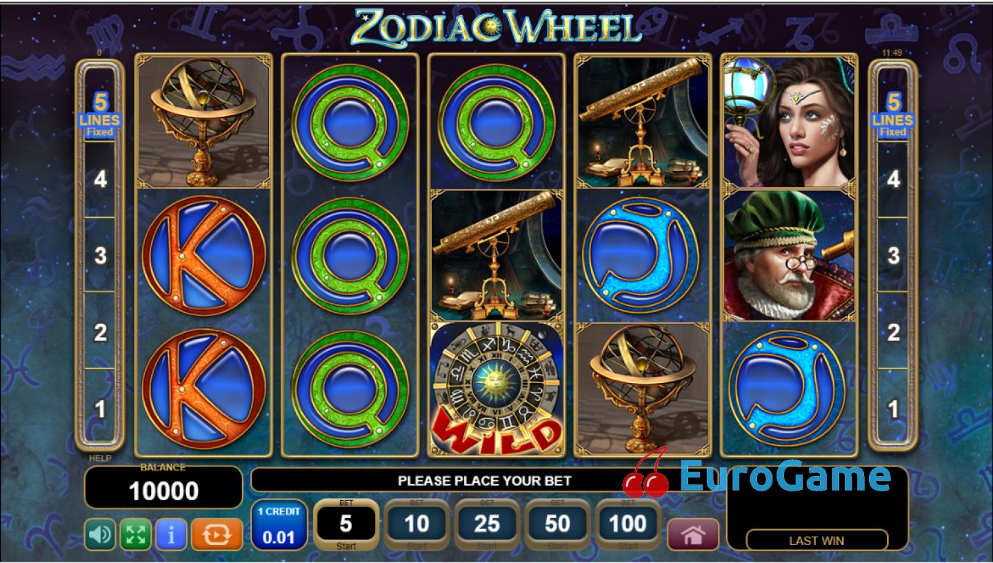 бесплатный игровой автомат Зодиакальный круг